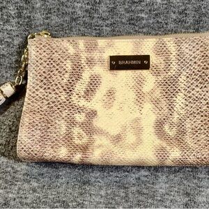 Brahmin Tan Snake Print Women's Bag